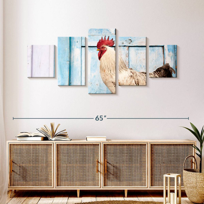 Coq domestique, H 24 po x l 55 po