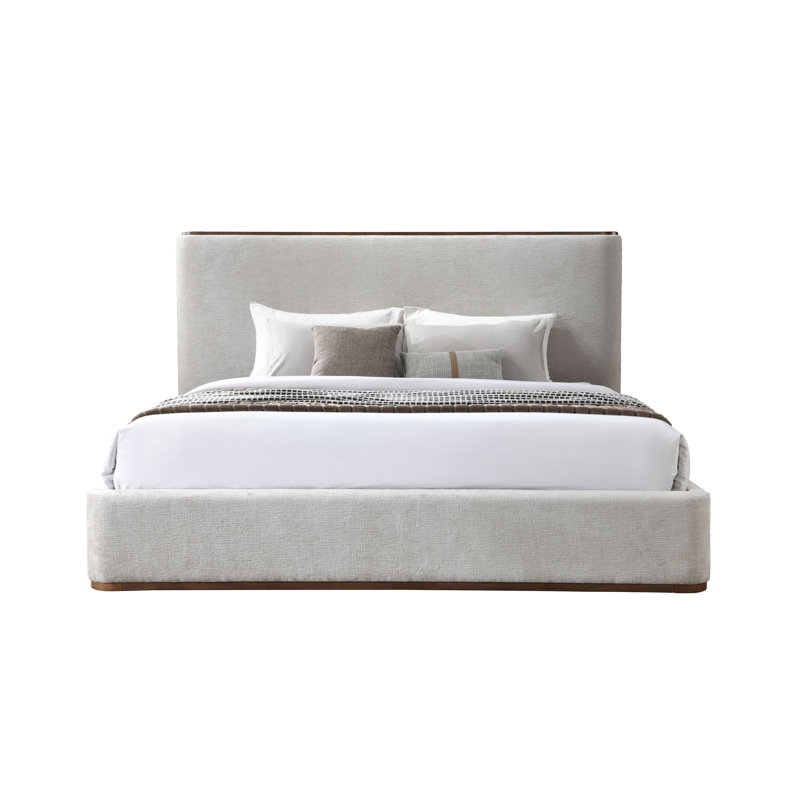 Orane Gray Fabric  Bed