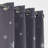Corderius Polyester Snowflake Silver Foil Print Blackout/Room Darkening Thermal Grommet Curtains-581237246-581237243