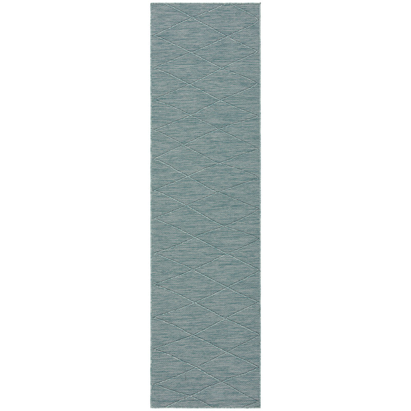 Geana Machine Washable Indoor/Outdoor Area Rug, Rectangle 2'2" x 8'