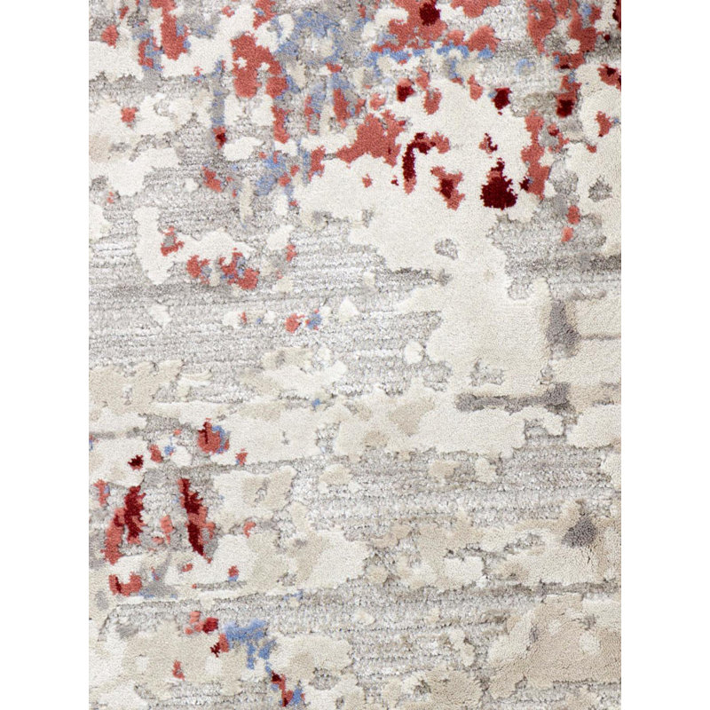 Rectangle Ebru Rectangle 6'8" X 9'7" Area Rug, Rectangle 6'8" x 9'7"