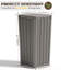 Poubelle en résine 30 gallons avec couvercle, poubelle intérieure et extérieure imperméable pour patio, garage, piscine, jardin, cour, terrasse et cuisine-132064222
