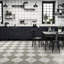 Kings Rombos 17-5 / 8 po X 17 5/8 po Carreau de céramique pour plancher et mur