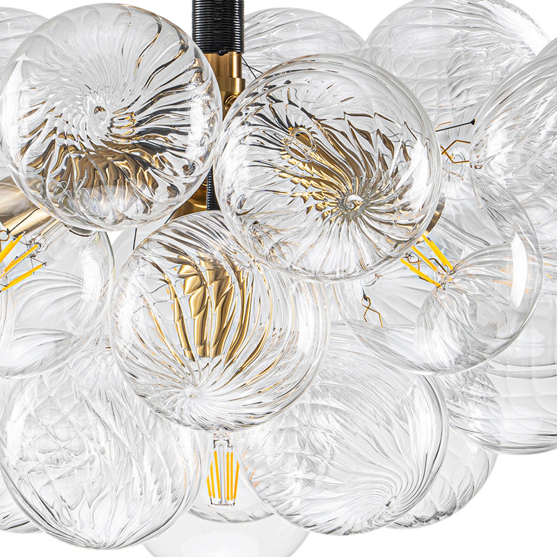 6 - Light Dimmable Chandelier