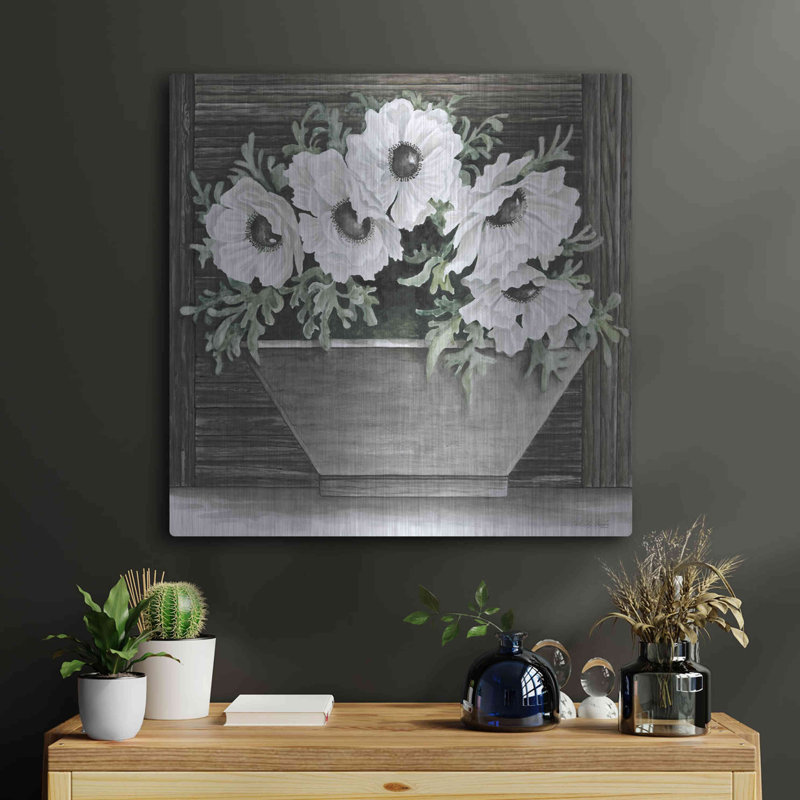 «Poppies Planter» par Cindy Jacobs, H 24 po x l 24 po