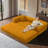 Boneless 3-Seats Convertible Floor Sofa Bed with Storage Pocket, Corduroy Folding Mattress Sofa with Zipper Closure, Floor Lounge Couch for Living Room, Bedroom, 80 in-381212016