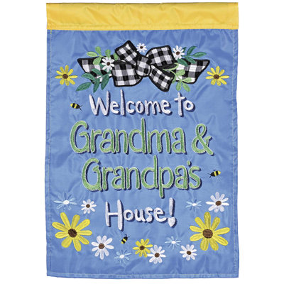 Garden Flag Welcome To Grandma/Grandpa