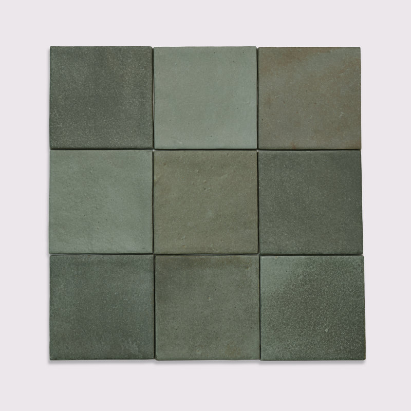 Celine 4" x 4" Porcelain Concrete Look Wall & Floor Tile