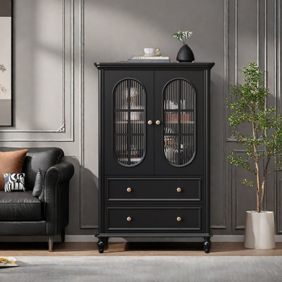 Modern multi-functional display accent cabinet