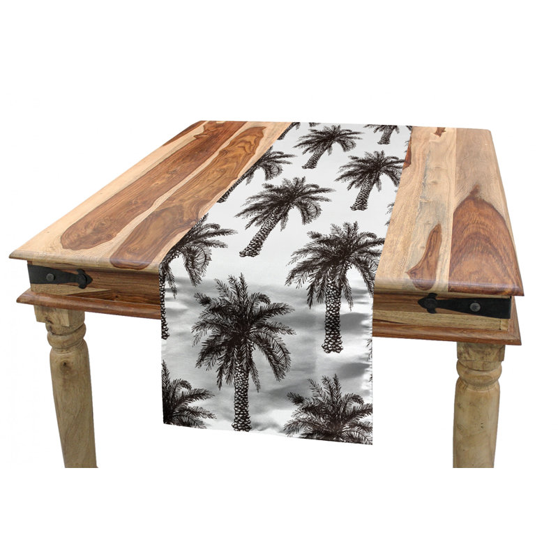 Palm Tree Table Runner, 90" x 16"