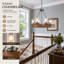 Lustre en bois 6 lumières Temescal-321883908