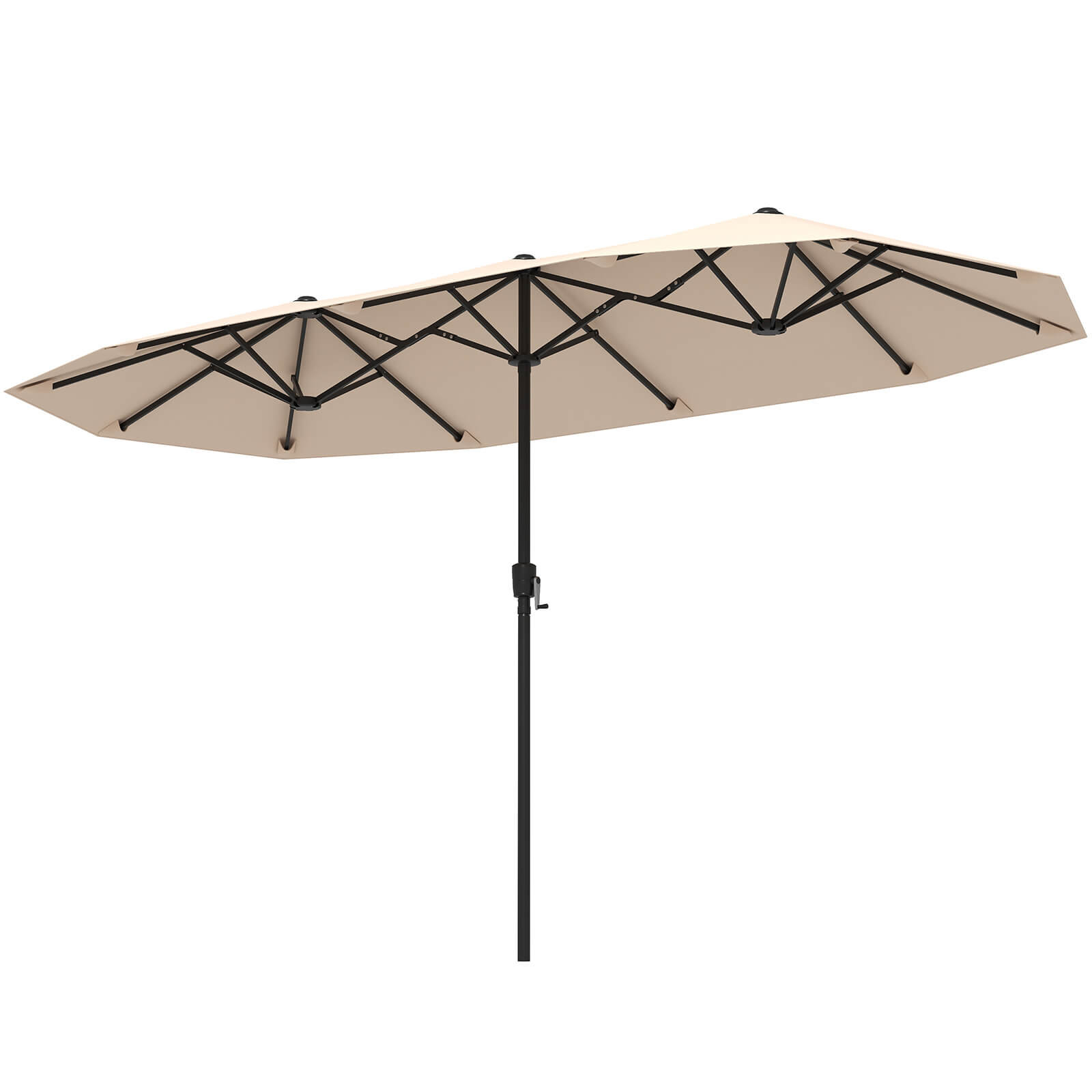 13 foot market patio umbrella Wonlink Ft/15 FT Large with 36/48 Solar LED Lights, Double-Sided Extra Large Outdoor Table Umbrellas with Crank : Patio, Lawn & Garden This large rectangular patio umbrella is designed for optimal outdoor enjoyment Yardsight 13 ft. Market Umbrella