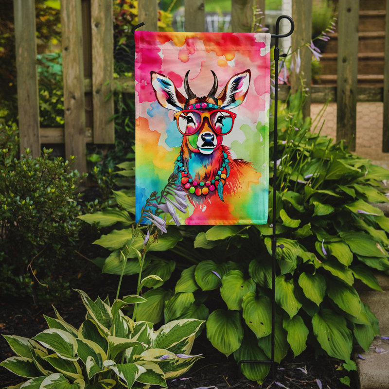 Drapeau de jardin hippie