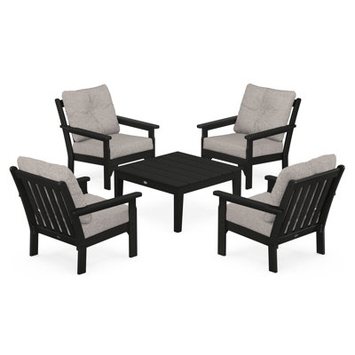 Vineyard 5-Piece Deep Seating Conversation Set