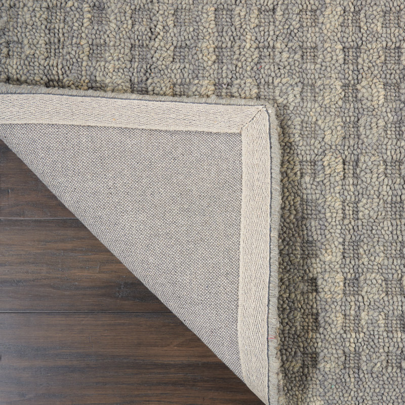 Barthelus Wool Checkered Indoor Rug, Runner 2'3 x 8'