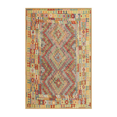 Tapis beige / brun / bleu Southwestern