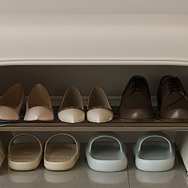 31.5in Shoe Storage Bench Shoe Changing Stool