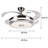 Ellman 36'' Bluetooth Ceiling Fan with LED Lights and Music Player-823089025