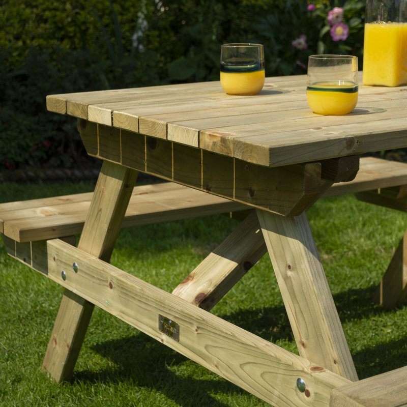 Rowlinson Picnic Table, H70 x W150 x L120cm