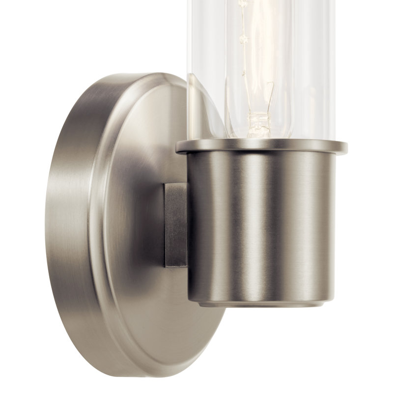 Jaheir Steel Armed Sconce, Nickel