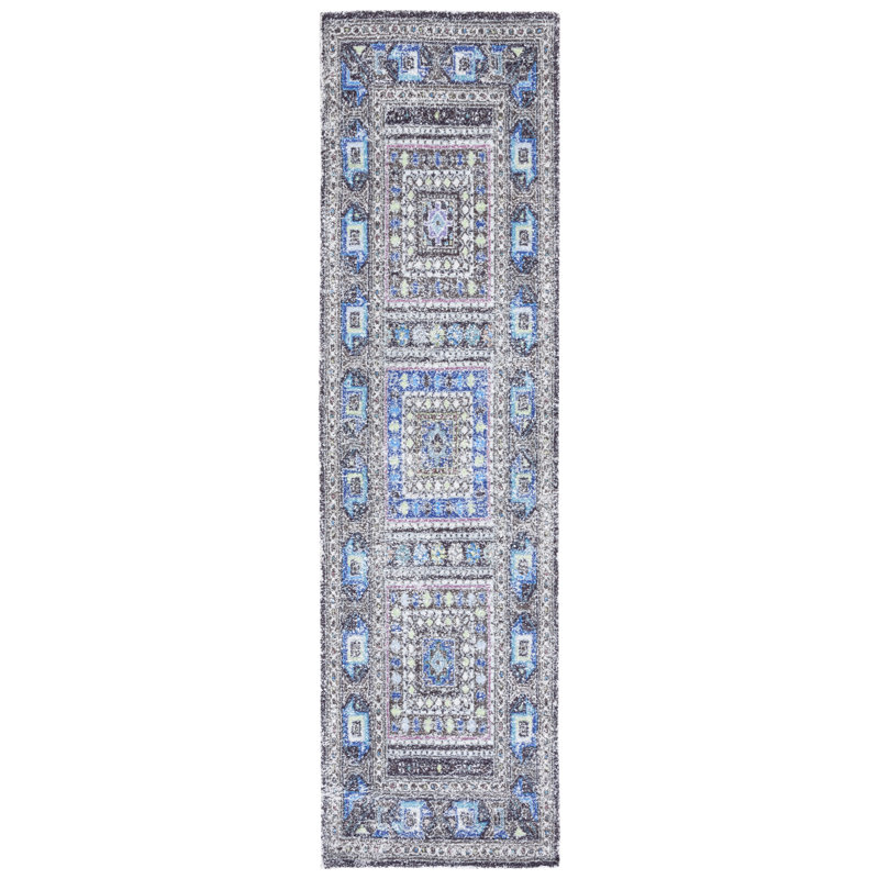 Classic Vintage Hand Tufted Performance Oriental Rug, Runner 2'3" x 8'