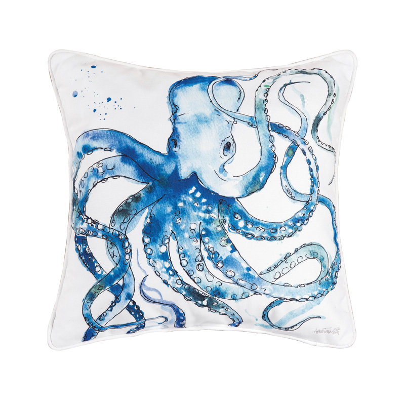 Octopus Throw Pillow