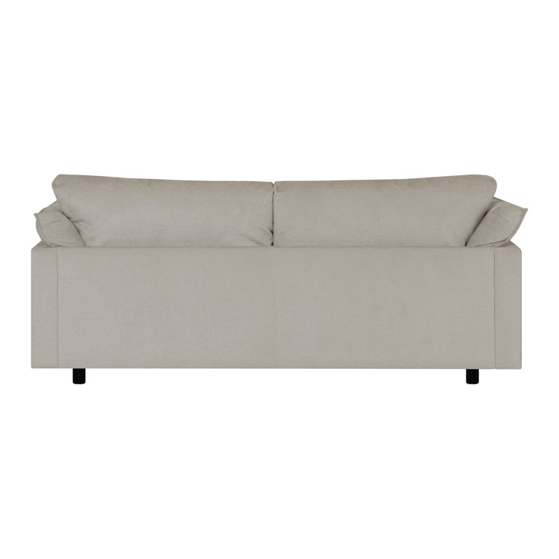 Alazae 3 Seater Chenille Sofa, Cream