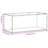 Vidaxl Display Box Transparent 13.4X6.3X5.5" Acrylic