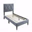Tête de lit double réglable, structure de lit tapissier en velours, lit pour jeunes-688604091-688604085