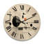 Horloge murale en bois massif Parin-1798516019