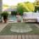 Machine-Washable Stain Resistant Abstract Area Rug