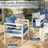 7-Person Aluminum Outdoor Seating Group with Cushions -1256004280