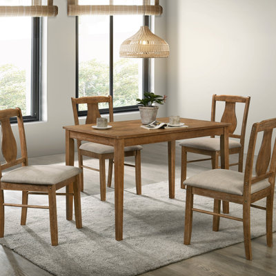 Detchka PC Pack Dining Set Weathereddn Modern Dining Table Set Modern Dining Set