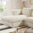 Frederick Fabric Modular Three Seats With Right Chaise Sofa, Beige Colour-987729426