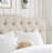 Linen Upholstered Headboard-Modern-Adjustable Height-Button Tufting-352965821-352965796