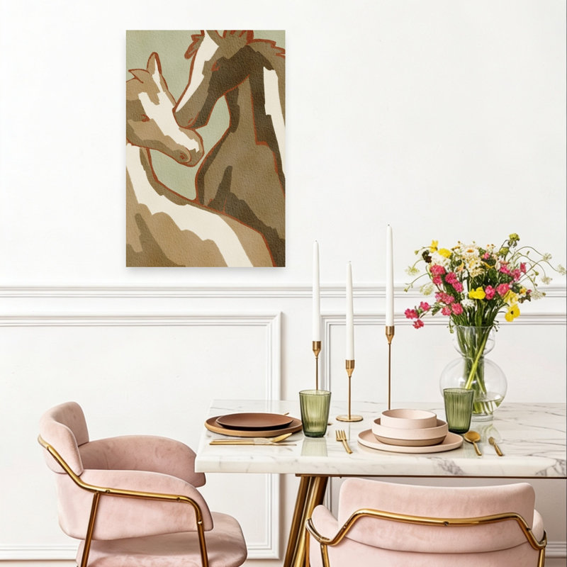 Art mural cheval