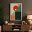 Chromatic Planes Geometric - Wrapped Canvas-131764891-131764884