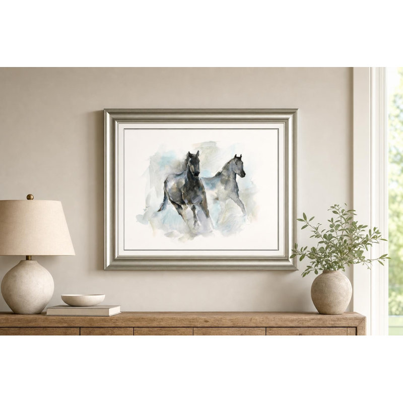 Run Free Wall Art - 22" x 26" - Silver Frame