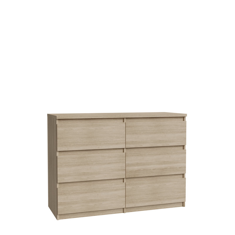 Priyaka 6 - Drawer Rectangle Accent Chest, Beige