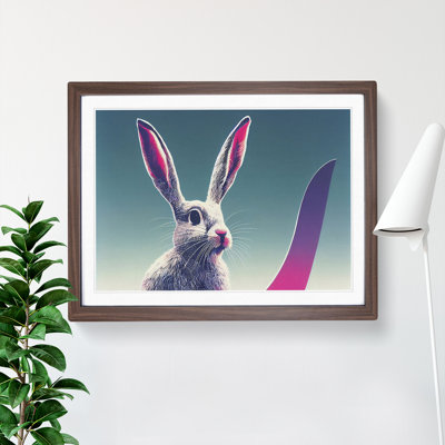 Cute Hare - Framed Print