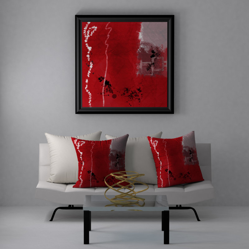 Reversible Throw Pillow, 18" x 18"