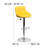 Occoquan Vinyl Bucket Seat Adjustable Height Barstool with Diamond Pattern Back-2090003965