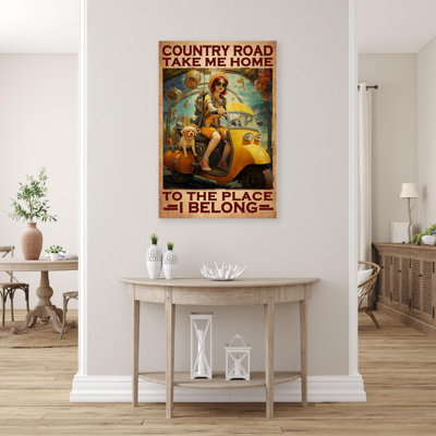 " Country Road Take Me Home "