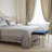 Modern Rectangular Ottoman Footstool With Gold Metal Legs, Upholstered Accent Bench For Bedroom, Living Room-1619633267