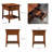 Mission Solid Wood Side Table-139166398