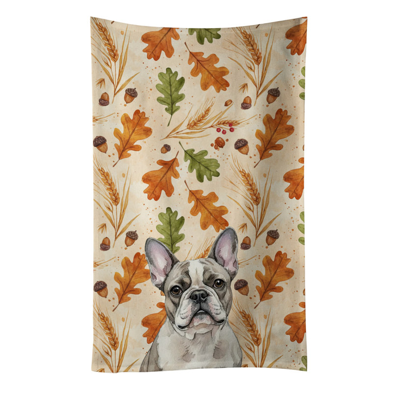 Serviette de cuisine Pied French Bulldog, Bouledogue français Pied