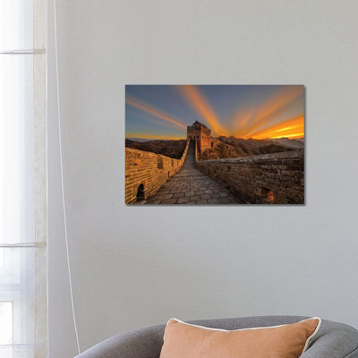 Great Wall Sunrise 1 Piece Wrapped Canvas Wall Art