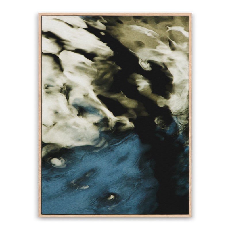 Phoenix Rising Print by Geoffrey Baris, Light Brown Framed, 32" H x 24" W x 2" D