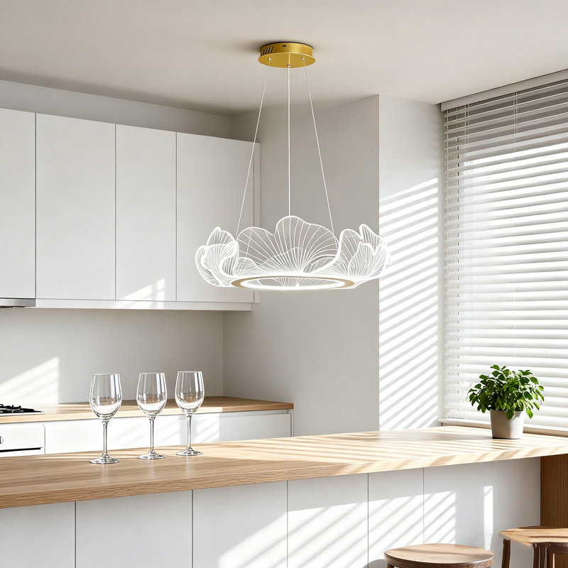 Led Dimmable Acrylic Chandelier