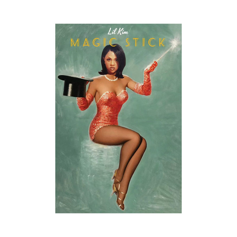 Lil Kim - Wrapped Canvas Print, 30.48cm H x 20.32cm W